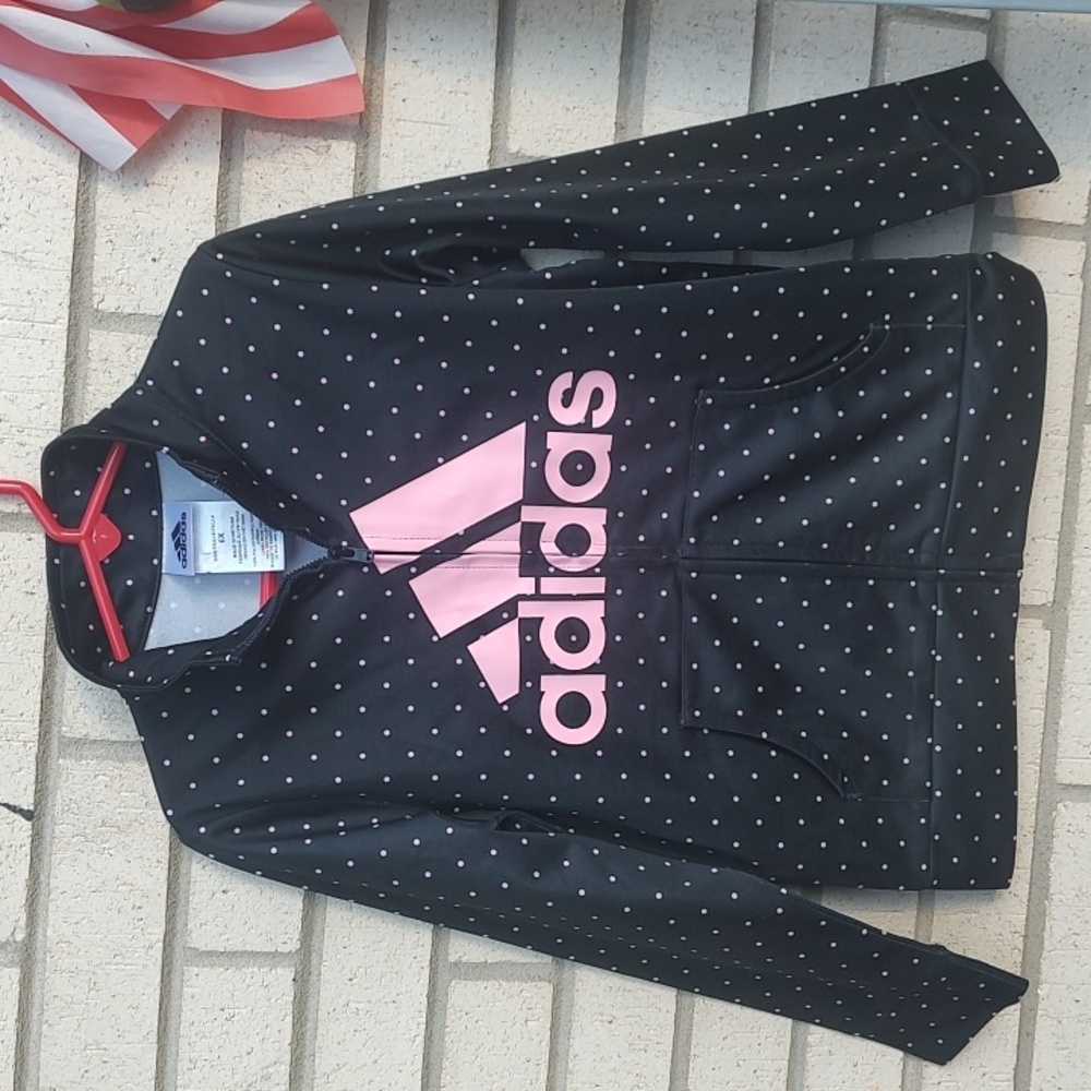 Adidas Hoodie/Pink Dots - Picture 7 of 11